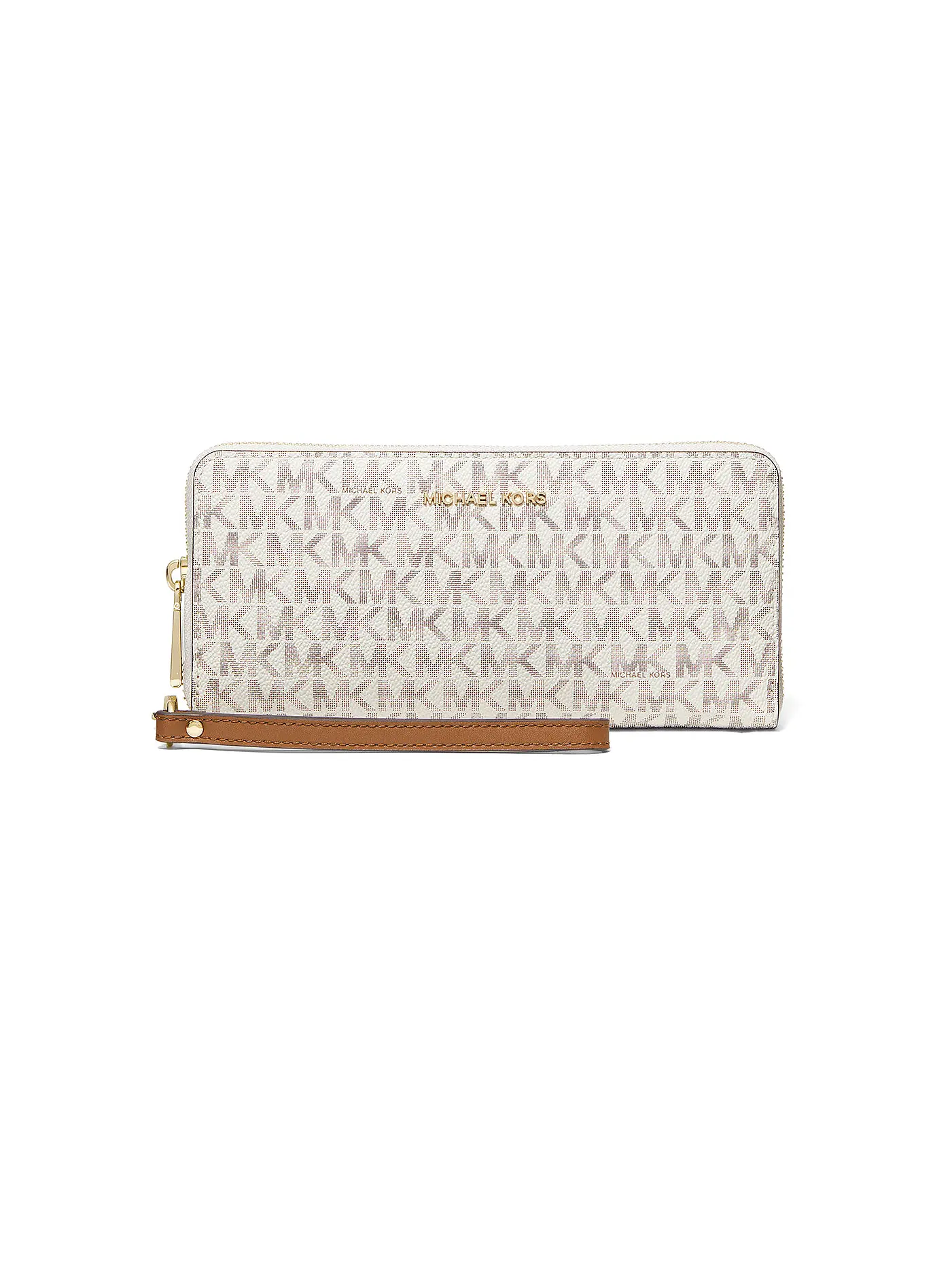 MICHAEL KORS | Geldbörse JET SET TRAVEL CONTINENTAL | creme